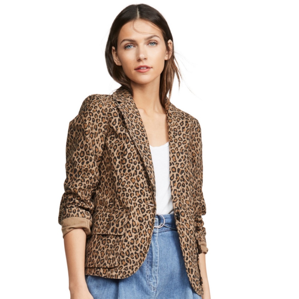 Nili Lotan Blazer Leopard print Cotton size 4